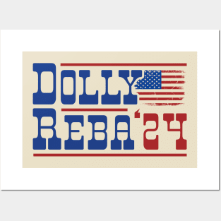 Dolly Reba 2024 For President Posters and Art